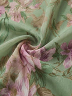 Isla Floral Chiffon Halter Maxi Dress