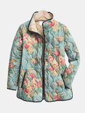 Josephine | Celadon Rose Quilted Jacket