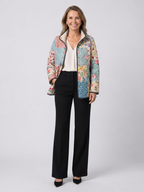 Adeline | Floral Patchwork Quilted Jacket