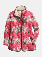 Julia | Dusty Rose Quilted Jacket