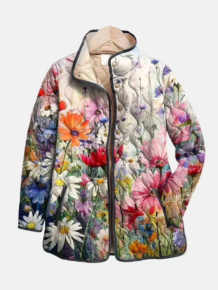 Lillian | Wildflower Quilted Jacket