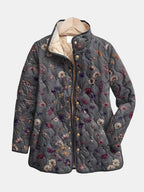 Audrey | Dried Floral Quilted Jacket