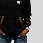 Deborah | Textured Crewneck Sweatshirt