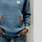 Deborah | Textured Crewneck Sweatshirt