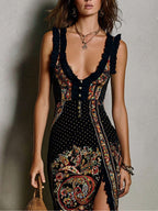 Ava™ - Bohemian Printed Dress