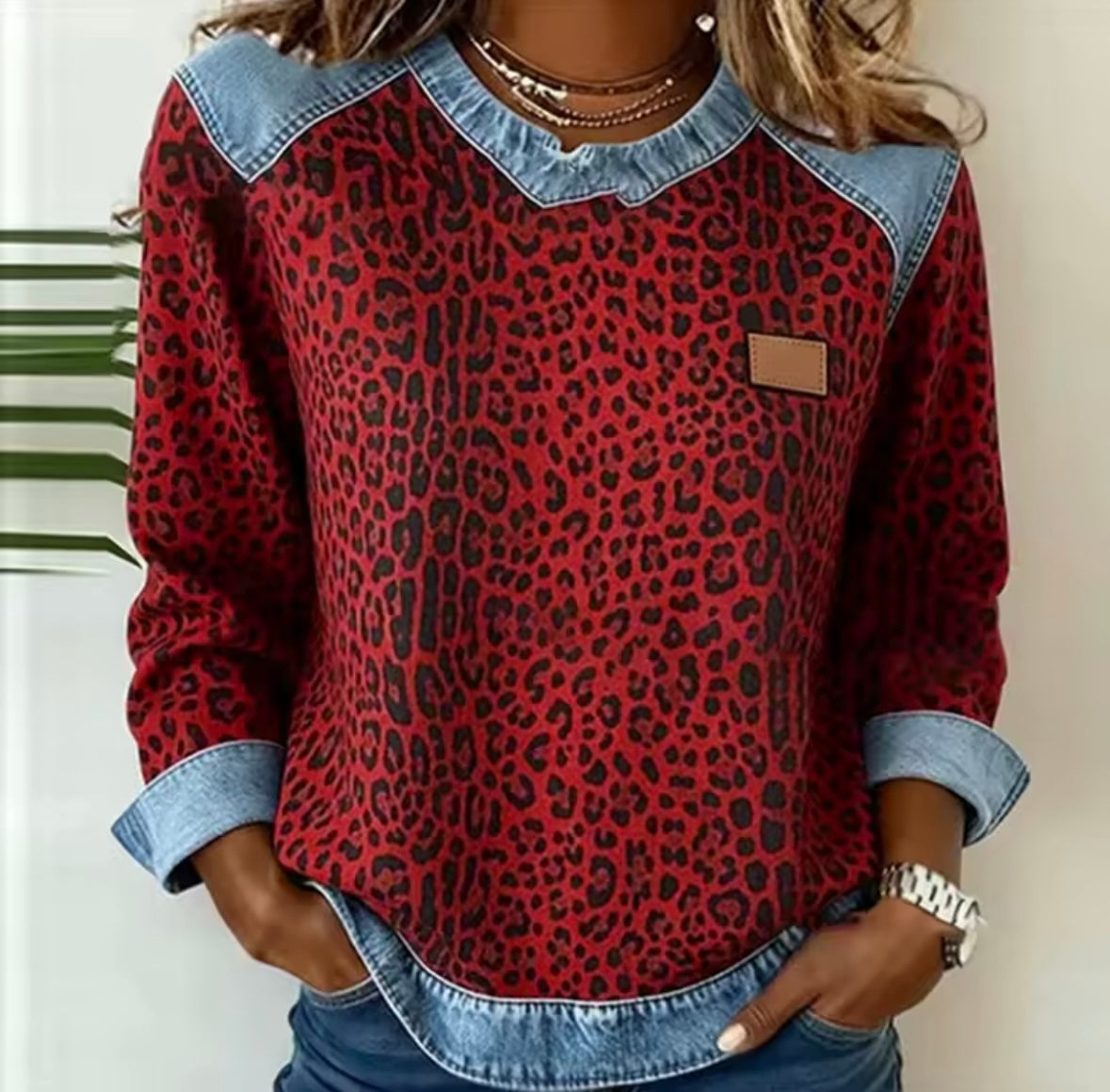 Jessica | Leopard Statement Sweatshirt