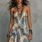 Rosalind | Strapless 3D Floral Maxi
