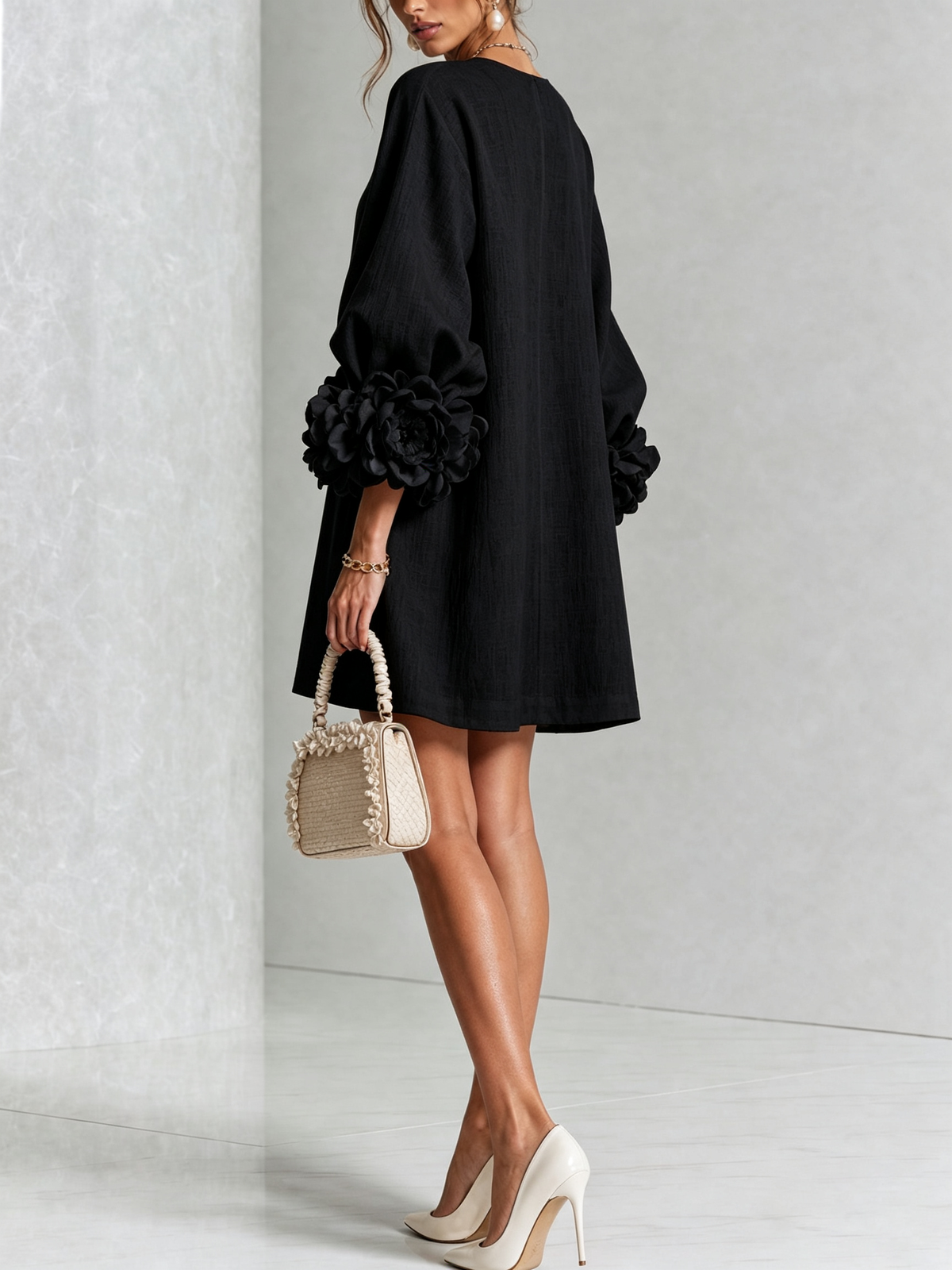 Rossana Floral Button-Down Mini Dress