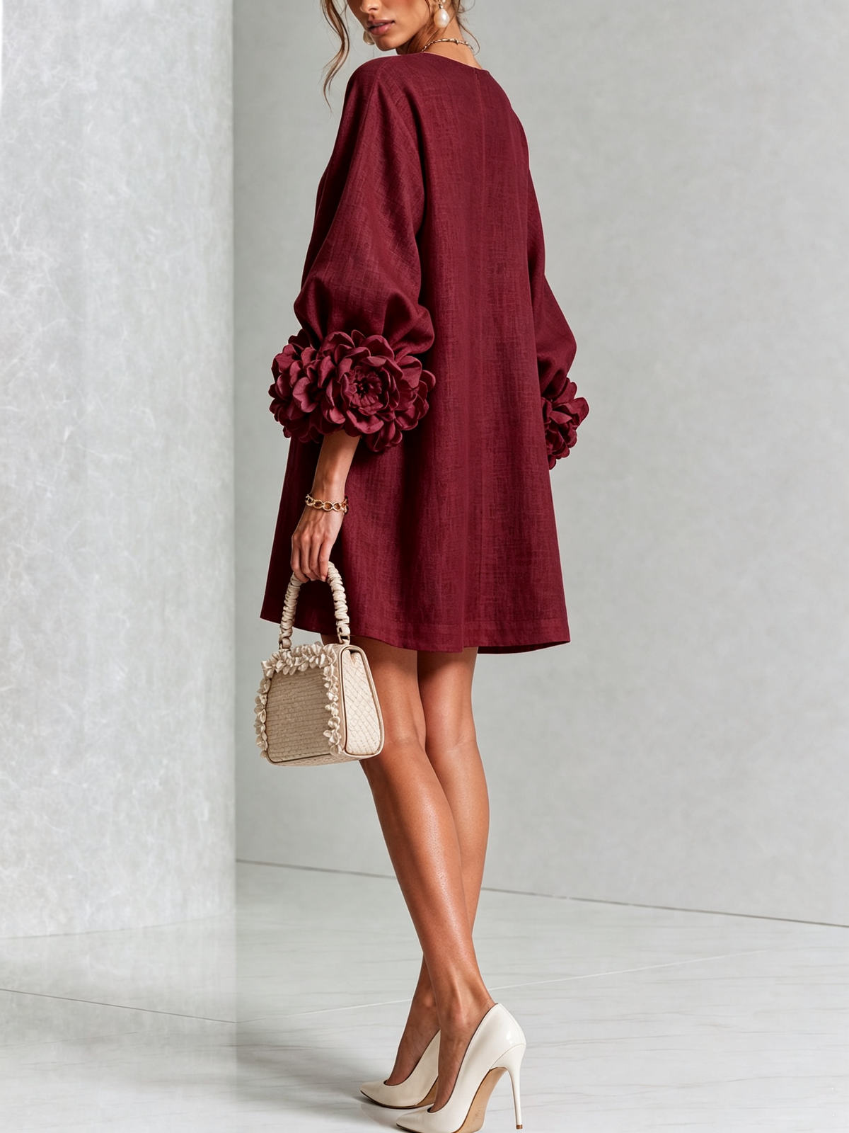 Rossana Floral Button-Down Mini Dress