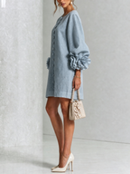 Rossana Floral Button-Down Mini Dress