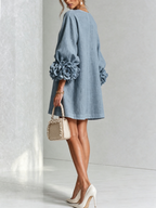 Rossana Floral Button-Down Mini Dress