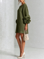 Rossana Floral Button-Down Mini Dress