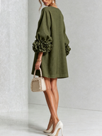 Rossana Floral Button-Down Mini Dress