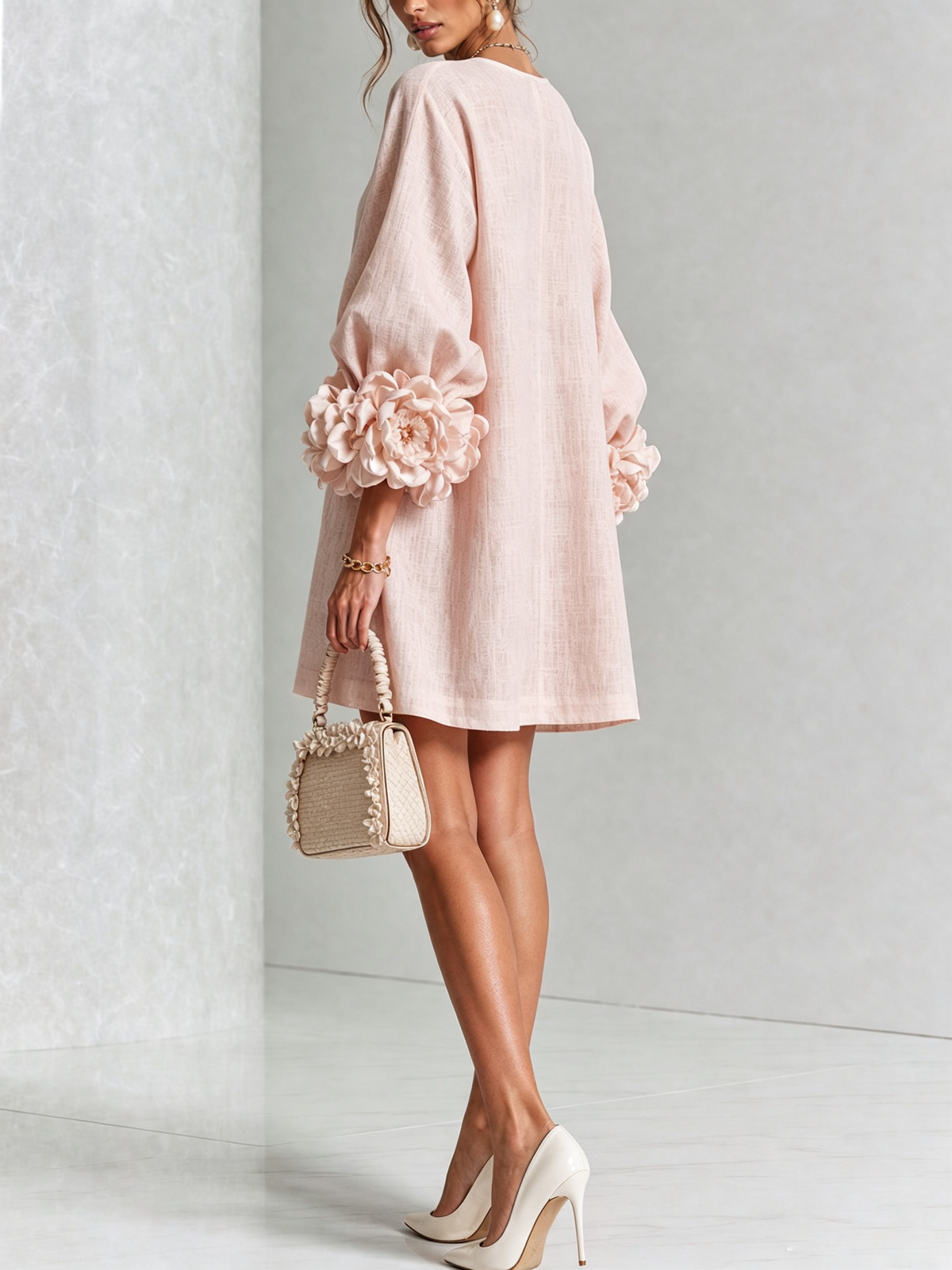 Rossana Floral Button-Down Mini Dress
