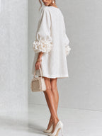 Rossana Floral Button-Down Mini Dress