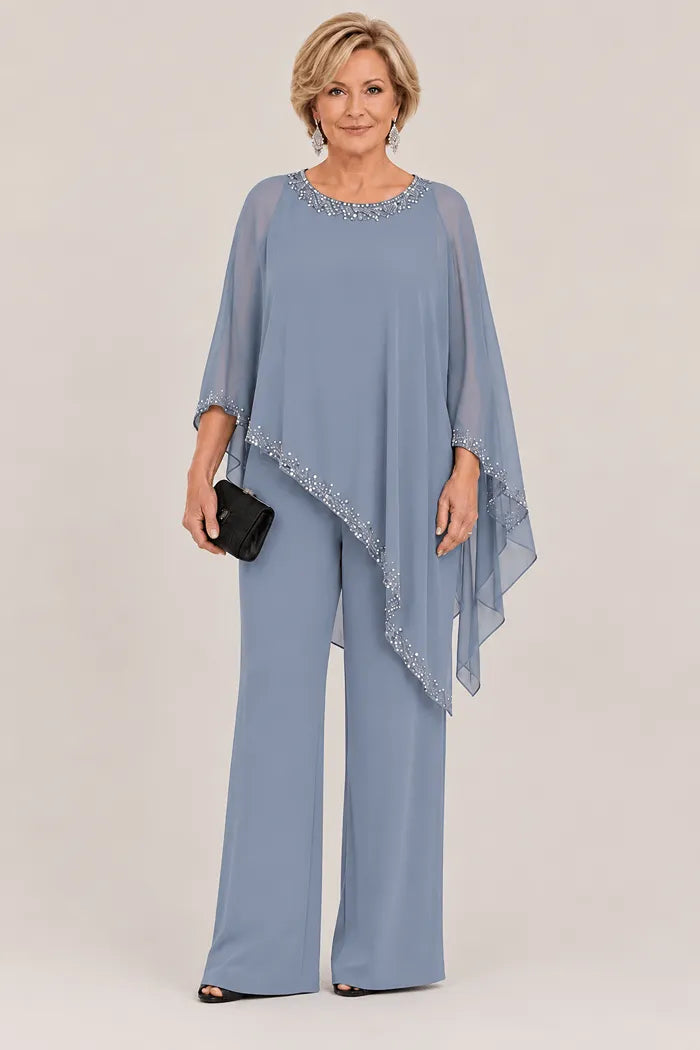 Paige | Chiffon Cape Set