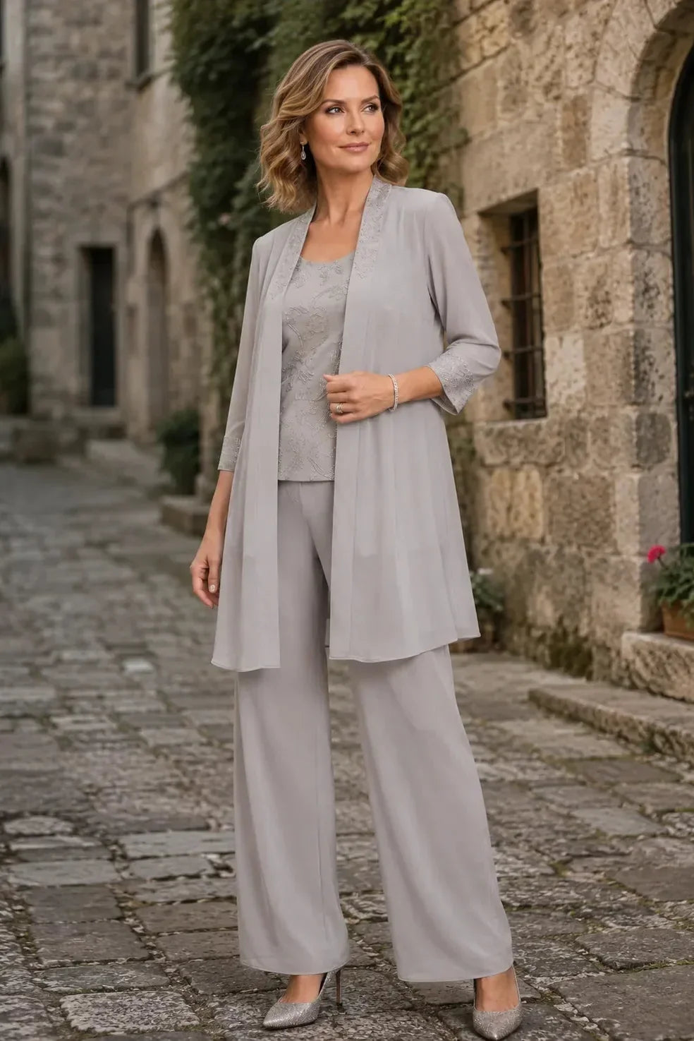 Evelyn | Embroidered 3-Piece Set