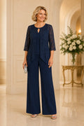 Madison | Layered Lace Suit