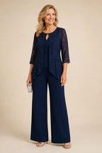 Madison | Layered Lace Suit