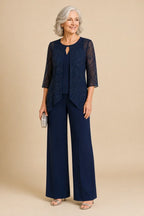 Madison | Layered Lace Suit
