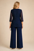 Madison | Layered Lace Suit