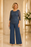Rosemary | Lace Suit with Beads