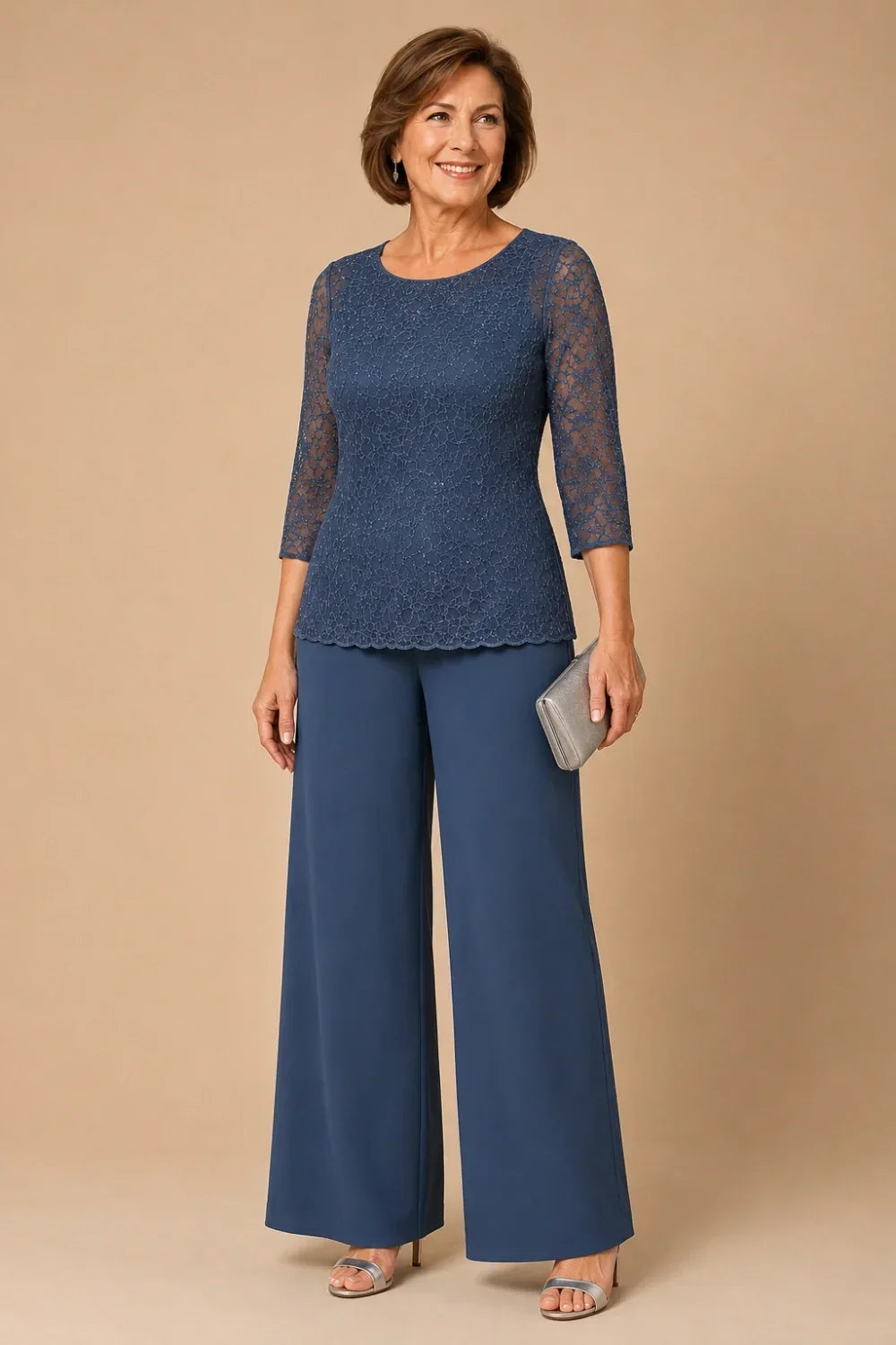 Rosemary | Lace Suit with Beads