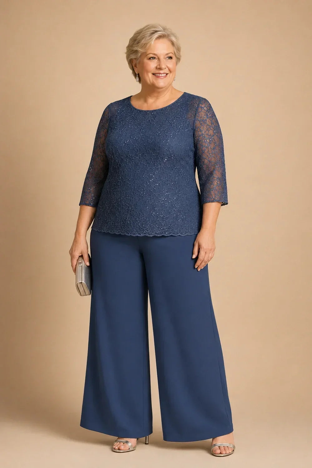 Rosemary | Lace Suit with Beads