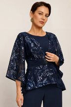 Savannah | Evening Suit with Bell Sleeves