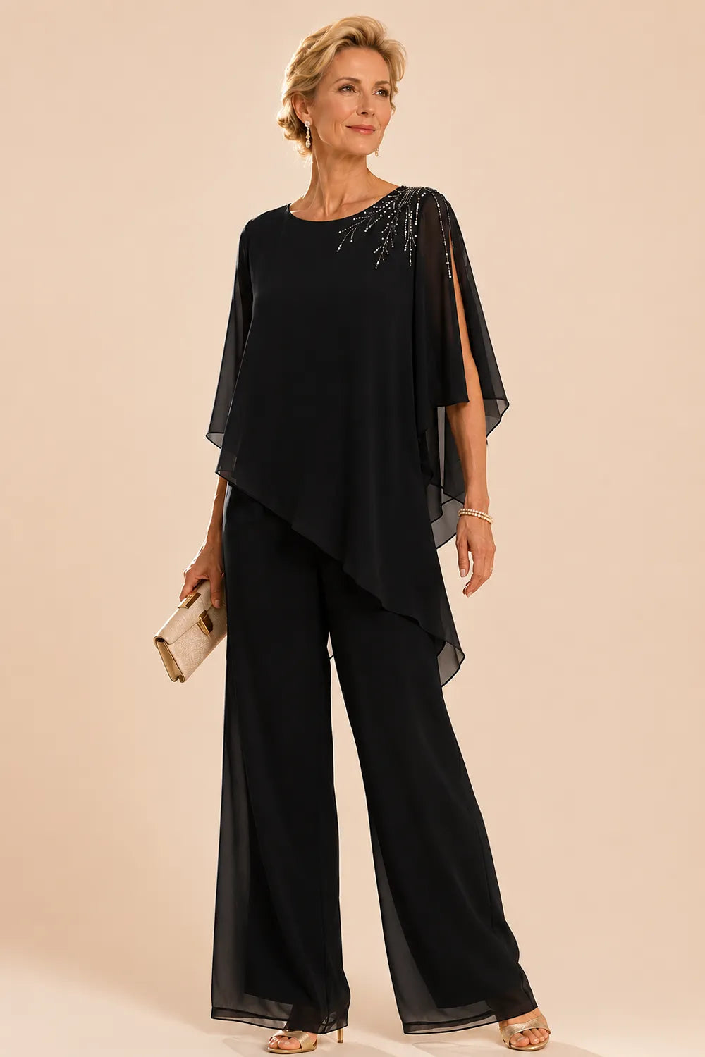 Addison | Embellished Chiffon Outfit