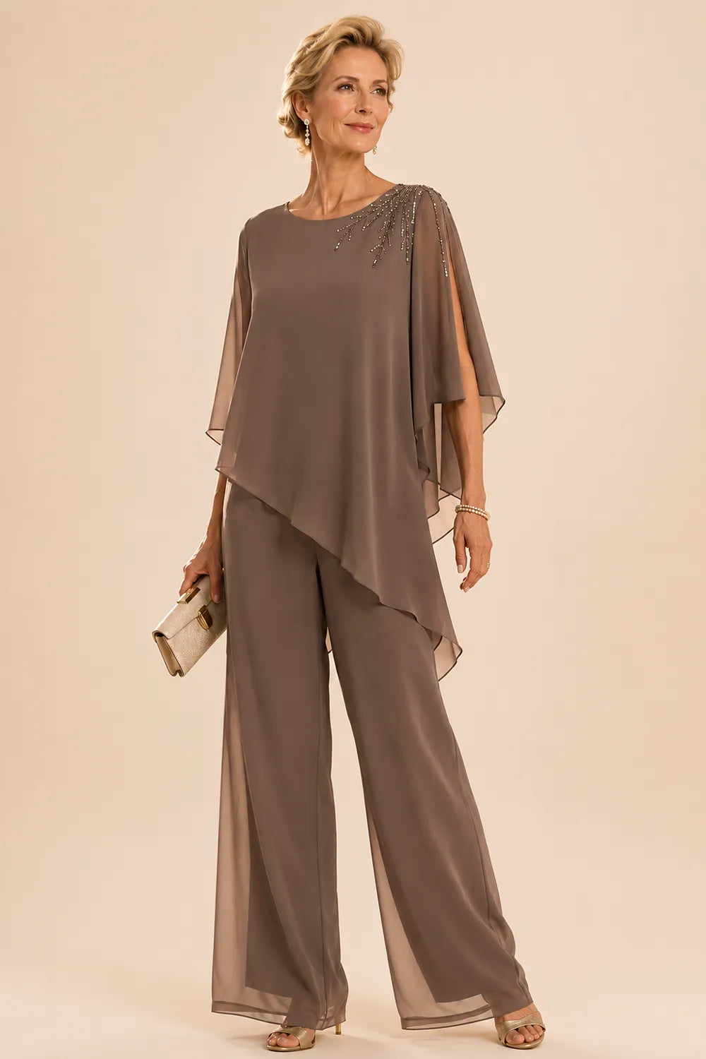 Addison | Embellished Chiffon Outfit