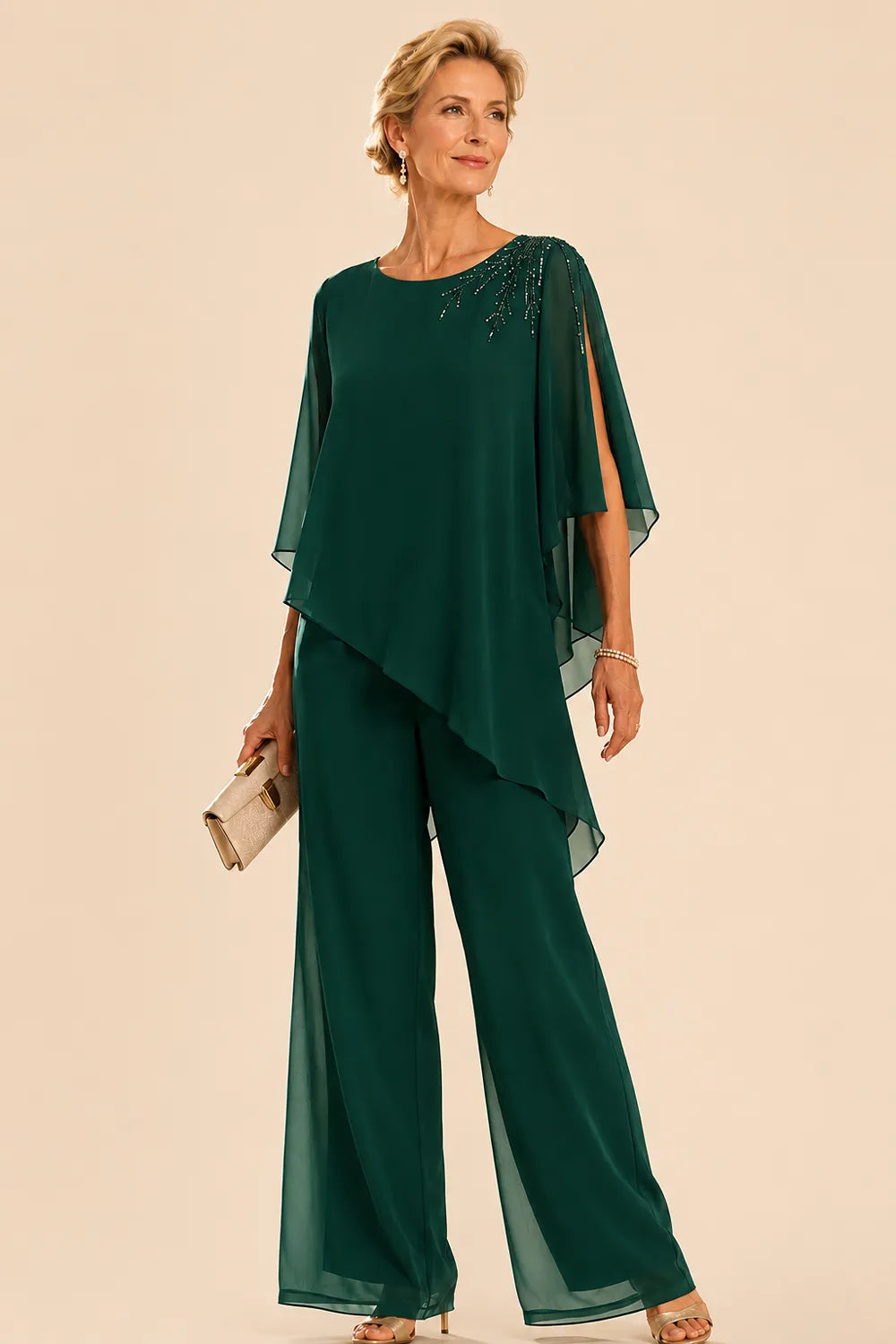 Addison | Embellished Chiffon Outfit