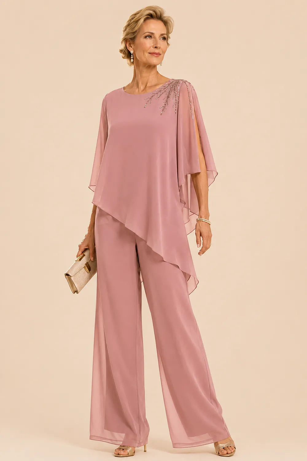 Addison | Embellished Chiffon Outfit