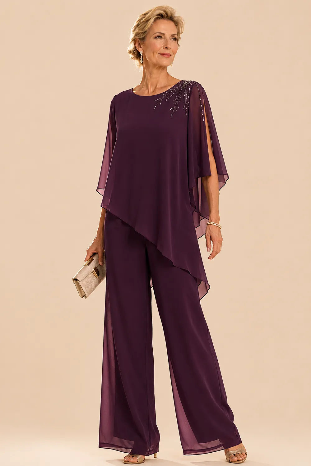 Addison | Embellished Chiffon Outfit