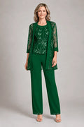 Graziana Emerald | Formal Chiffon Set