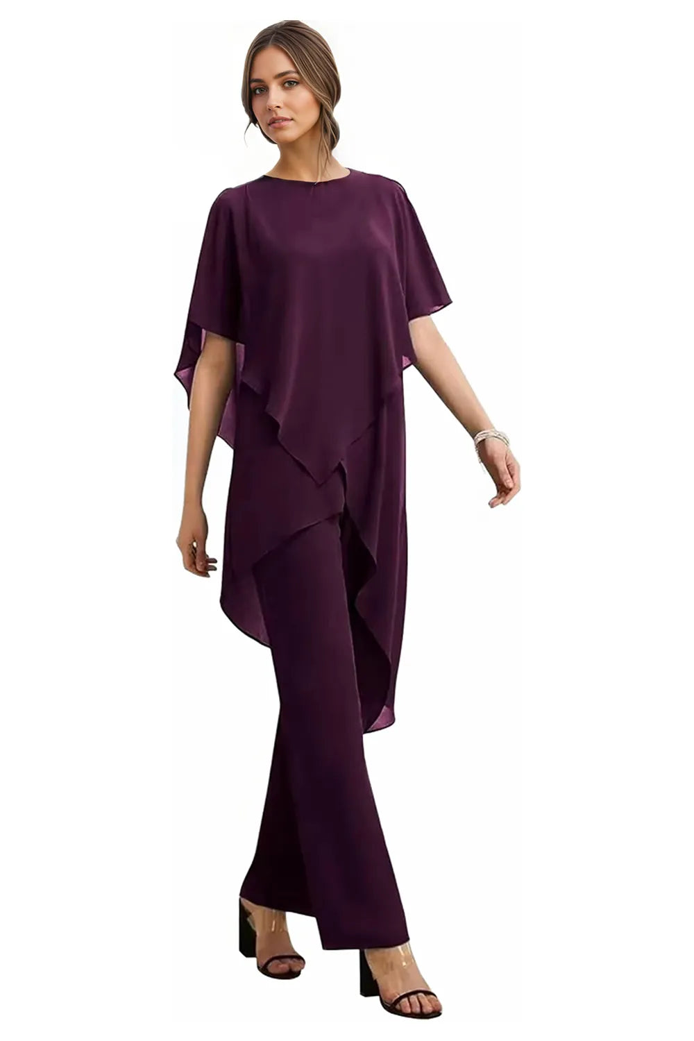 Vivian | Fluid Chiffon Suit