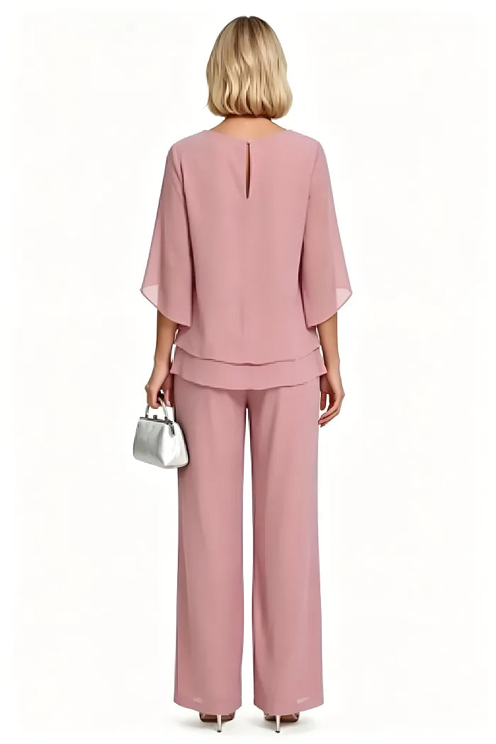 Caroline | Formal Chiffon Suit