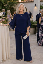 Caroline | Formal Chiffon Suit