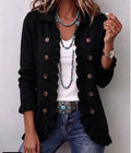 Reese Black Ribbed Ruffle Jacket